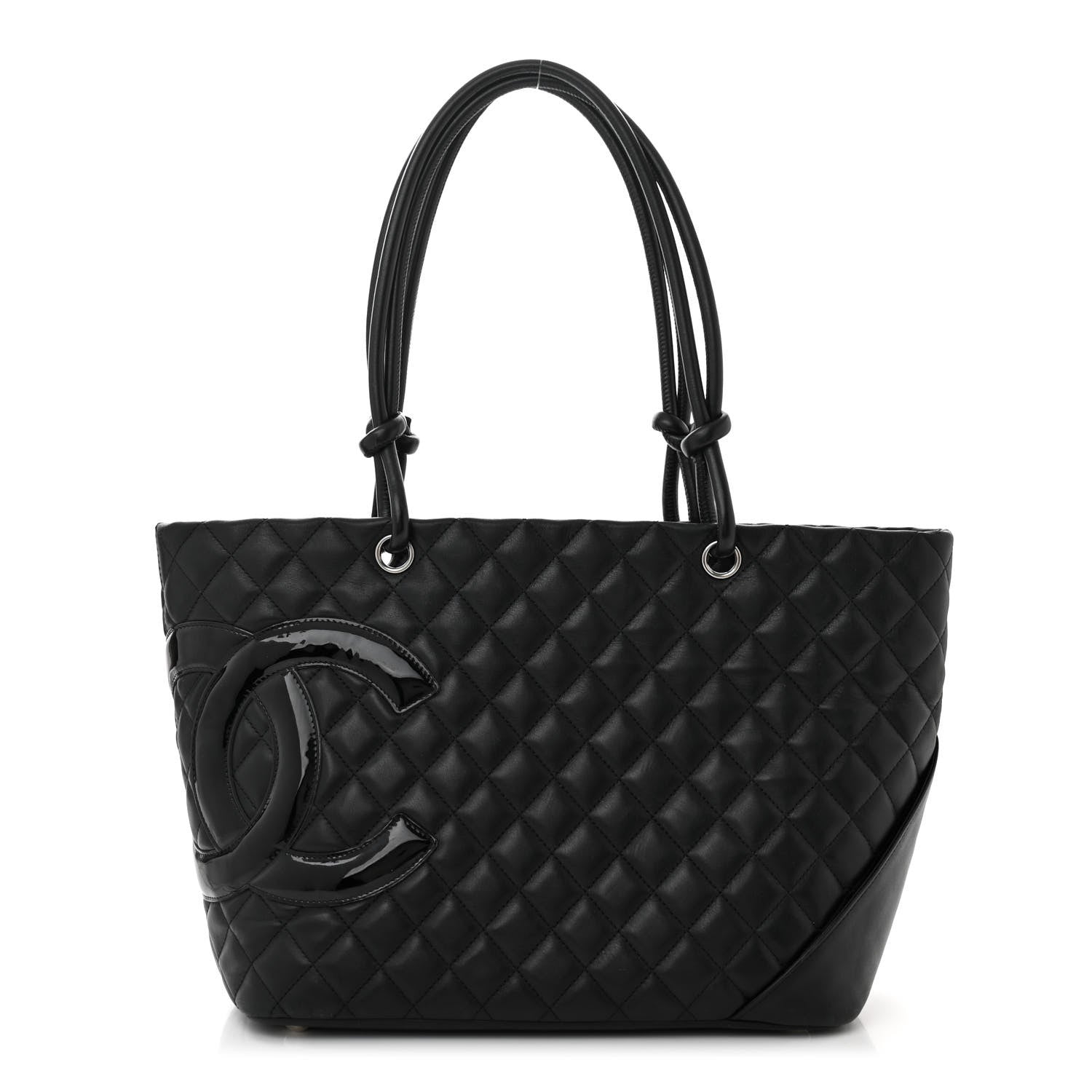 Chanel Calfskin Quilted Large Cambon Tote Black 1 of 11