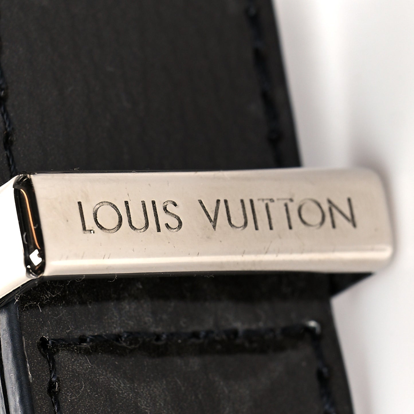 Glaze Calfskin Monogram Eclipse Ouest 30mm Belt 95 38
