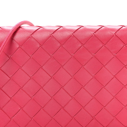 Bottega Veneta Nappa Intrecciato Wallet On Strap Cranberry 8 of 10