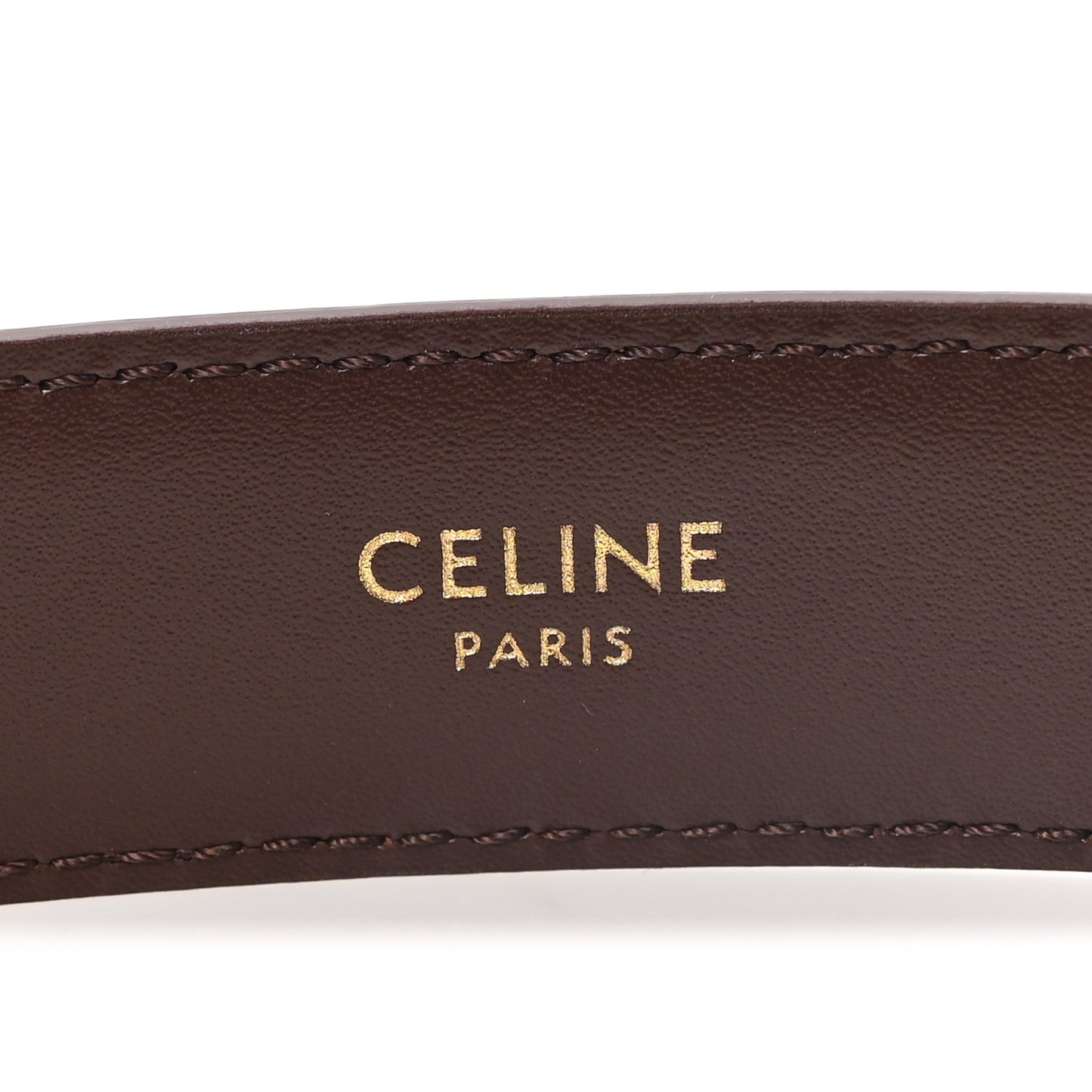 Box Calfskin Medium 25mm Triomphe Belt 75 30 Chestnut