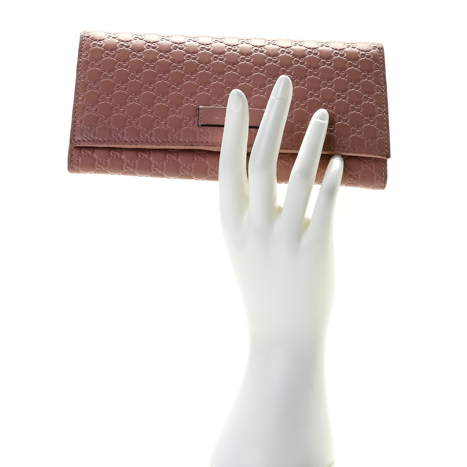 Gucci Soft Microguccissima Continental Wallet Soft Pink 2 of 14