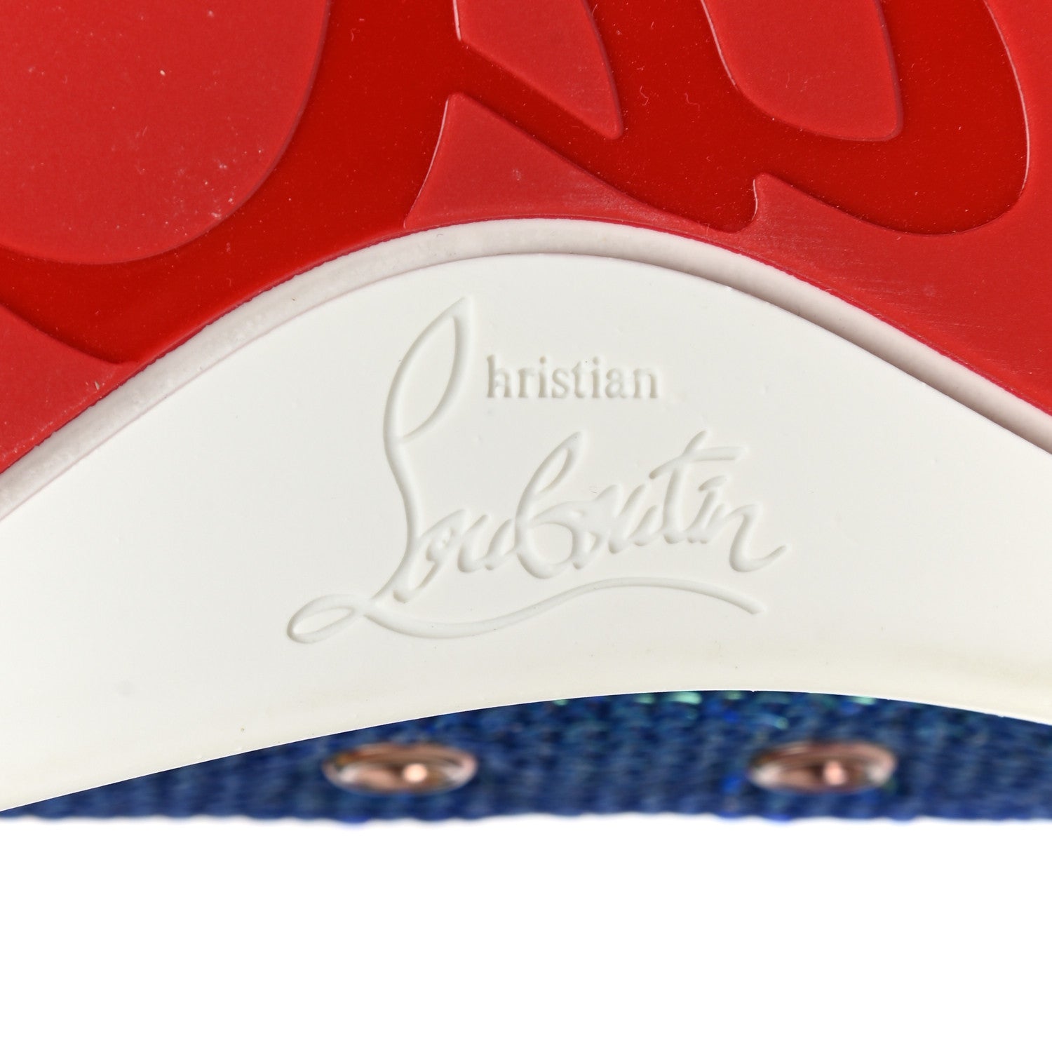 Christian Louboutin Sequin Mens Orlato Flat Sneakers 44 Multicolor 6 of 8