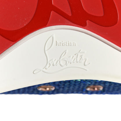 Christian Louboutin Sequin Mens Orlato Flat Sneakers 44 Multicolor 6 of 8