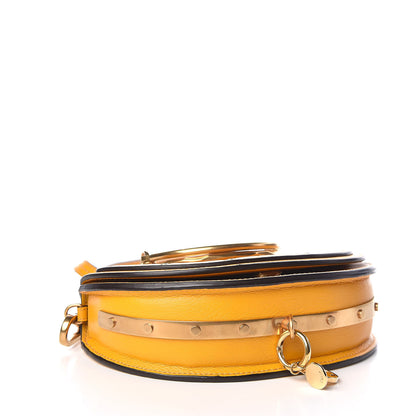 Chloe Calfskin Small Nile Bracelet Minaudiere Bag Dark Ochre 4 of 14