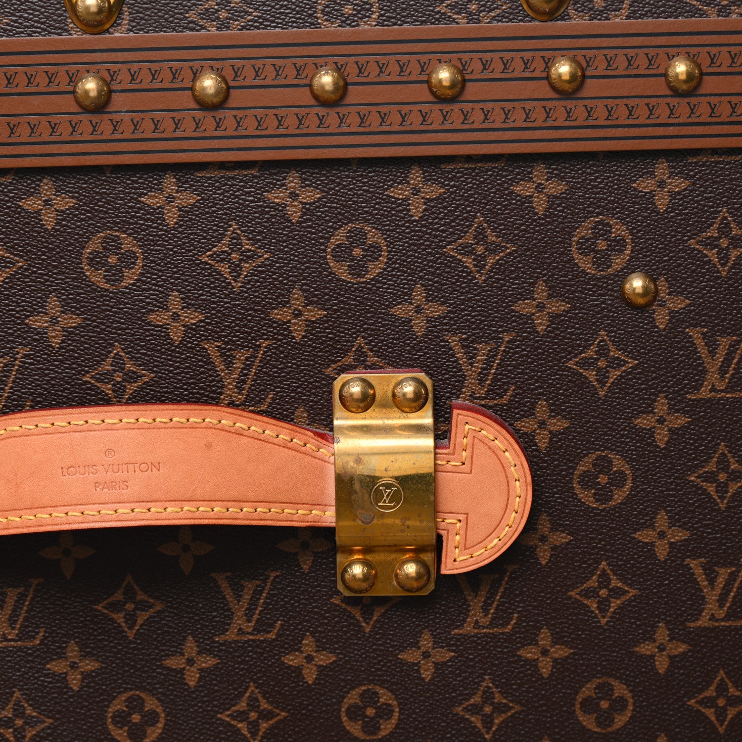 Louis Vuitton Monogram Malle Courrier Lozine Trunk 110 1627553