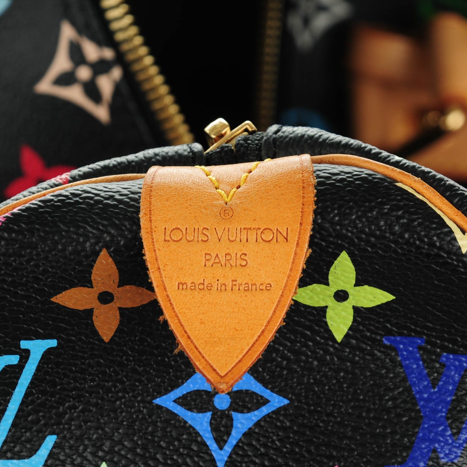 Louis Vuitton Monogram Multicolor Keepall 45 Black 7 of 8
