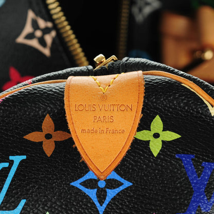 Louis Vuitton Monogram Multicolor Keepall 45 Black 7 of 8