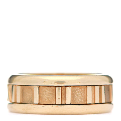 Tiffany 18K Yellow Gold 7mm Atlas Band Ring 52 6 3 of 4