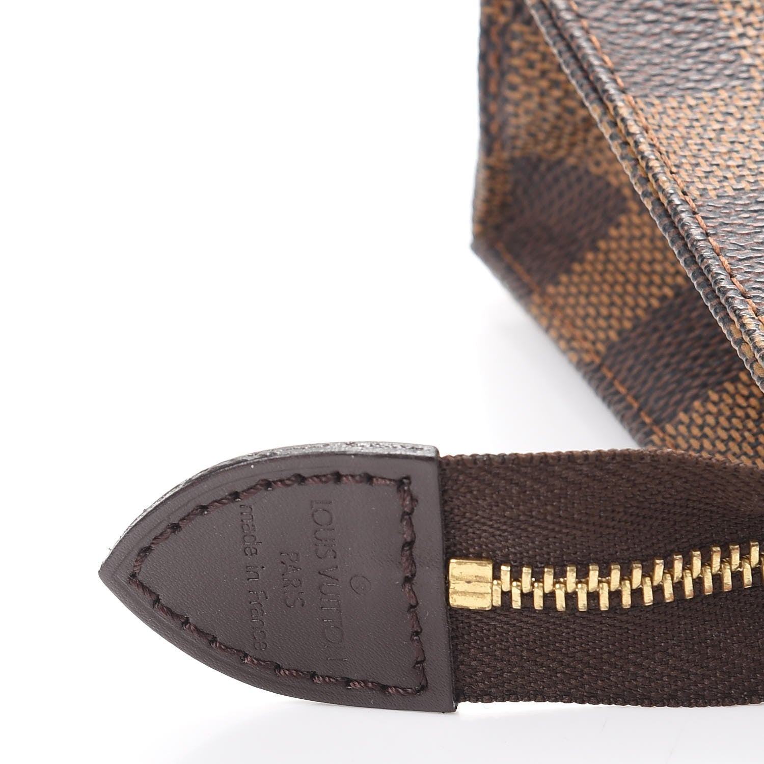 Louis Vuitton Damier Ebene Toiletry Pouch 15 6 of 7
