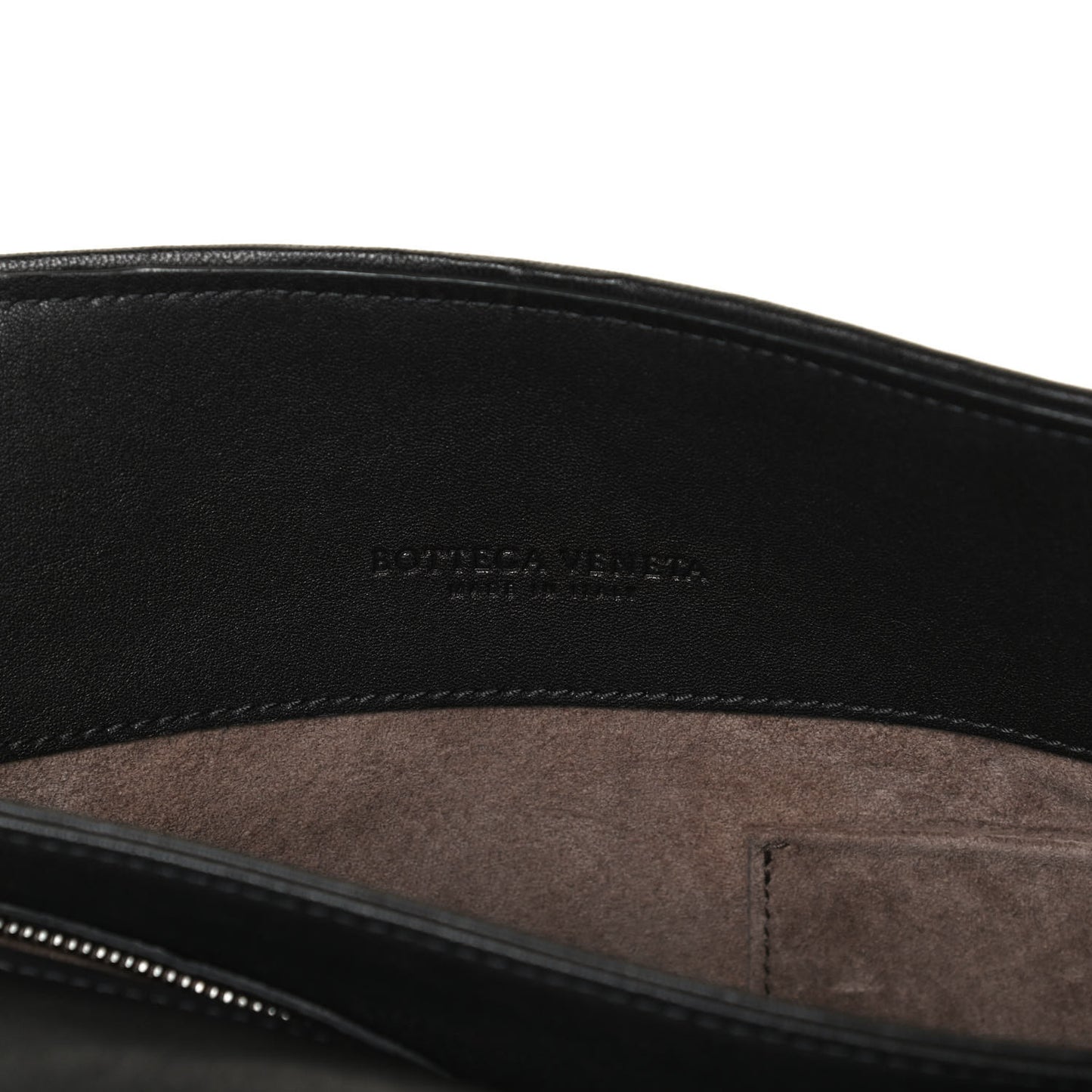 Nappa Intrecciato Fringe Flap Black