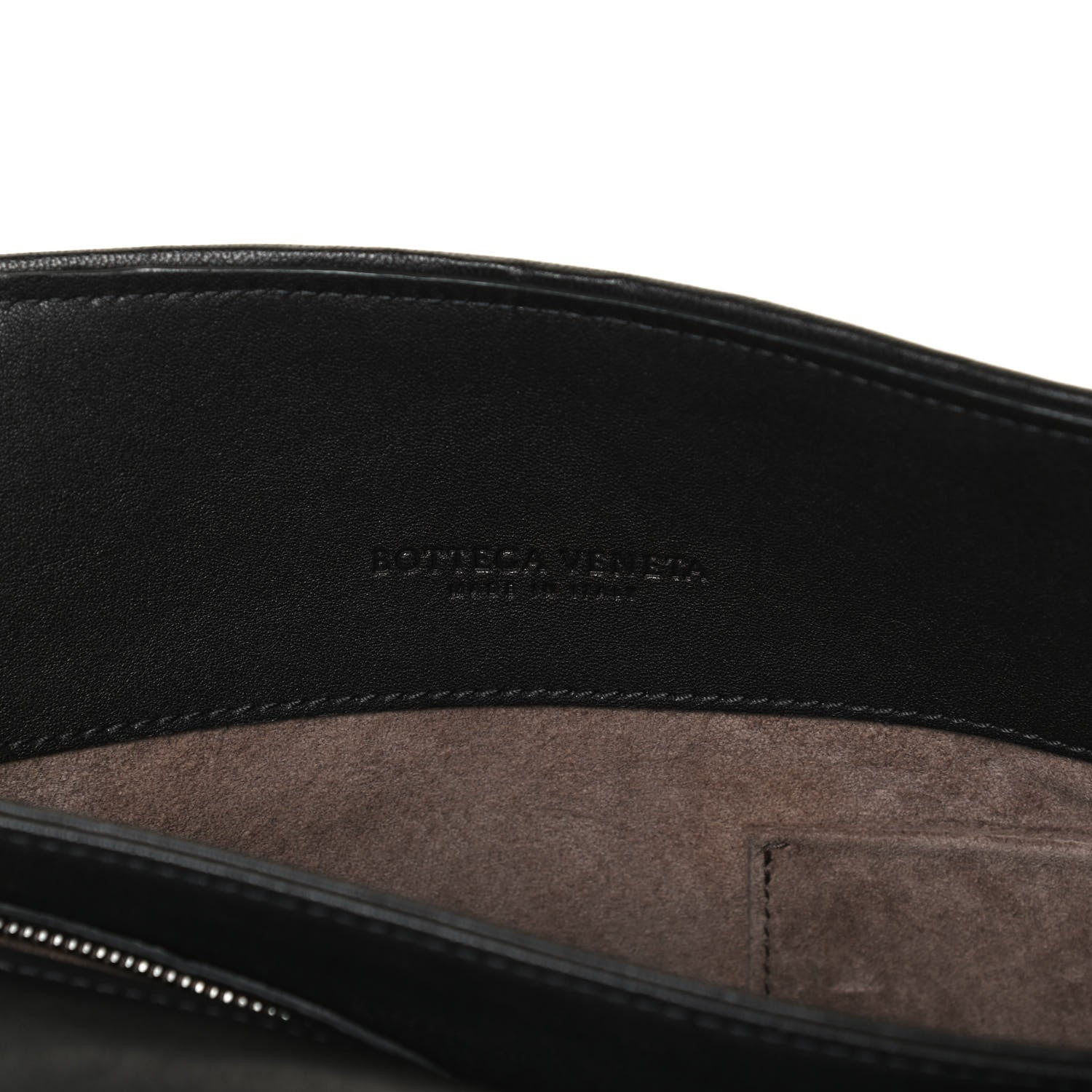 Bottega Veneta Nappa Intrecciato Fringe Flap Black 6 of 12