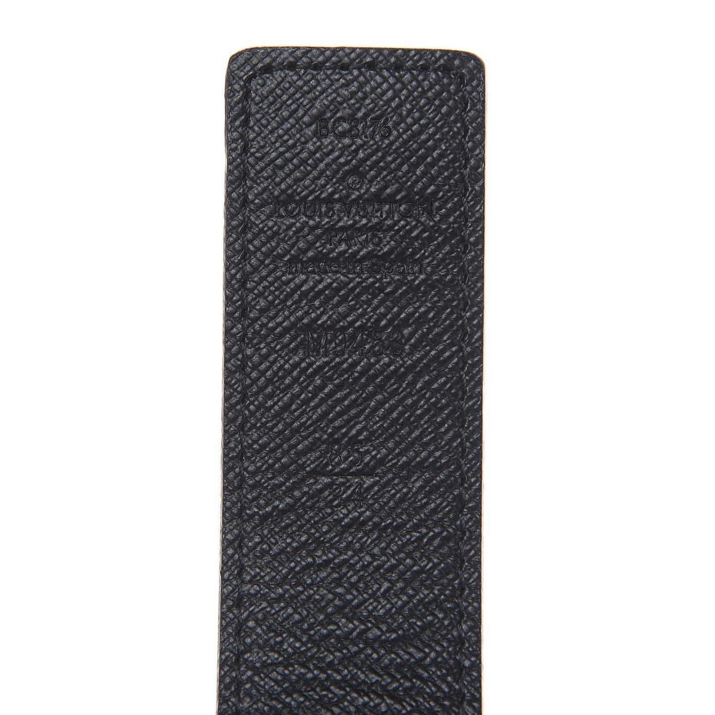 Calfskin Monogram 30mm LV Initiales Reversible Belt 85 34 Black