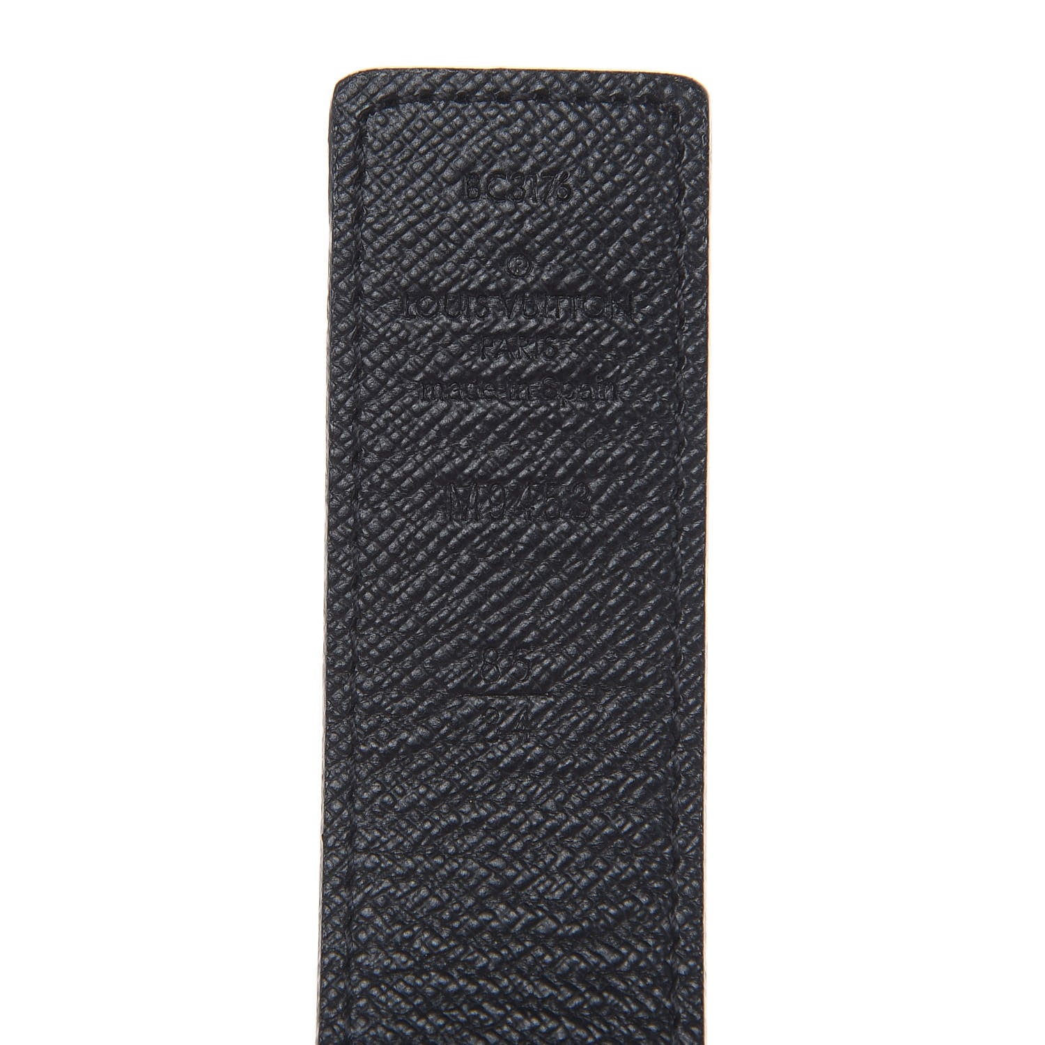 Louis Vuitton Calfskin Monogram 30mm LV Initiales Reversible Belt 85 34 Black 6 of 7
