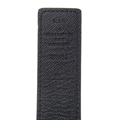 Louis Vuitton Calfskin Monogram 30mm LV Initiales Reversible Belt 85 34 Black 6 of 7