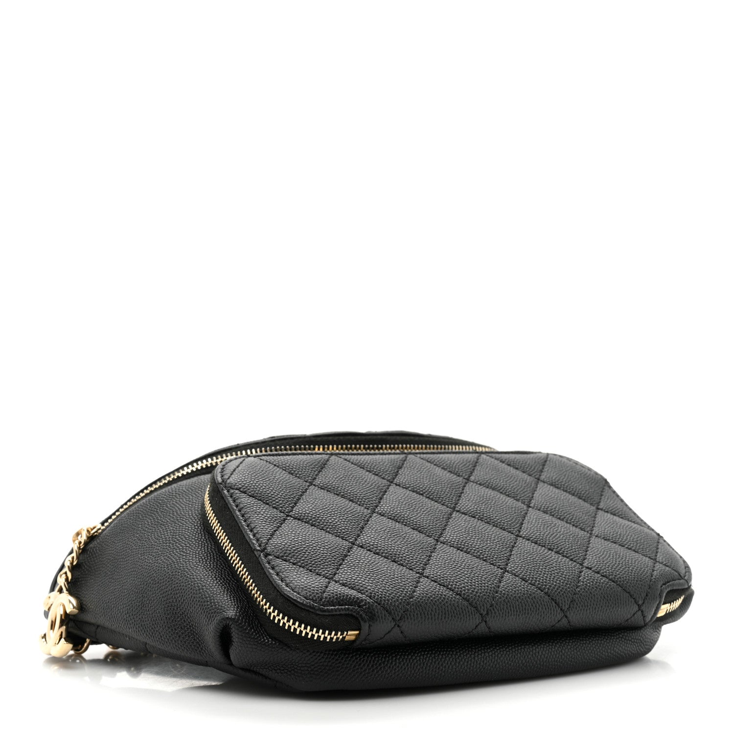 Chanel Caviar Quilted Business Affinity Waist Belt Bag Black 4 of 10