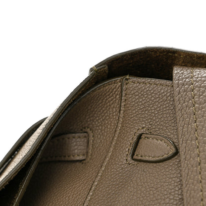 Celine Soft Grained Calfskin Small Belt Cabas Phantom Taupe 10 of 11