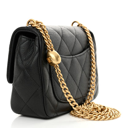 Chanel Caviar Quilted Mini Sweetheart Flap Black 3 of 11