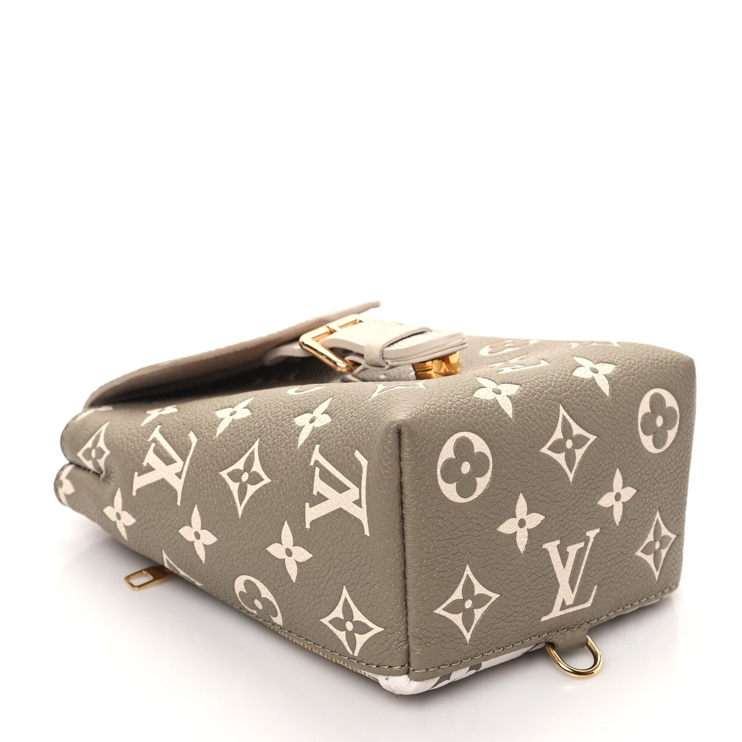 Empreinte Monogram Spring in the City Tiny Backpack Kaki Beige Cream