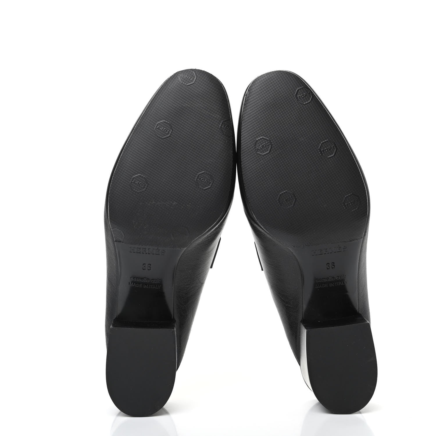 Hermes Goatskin Tuileries Mules 36 Black 5 of 8