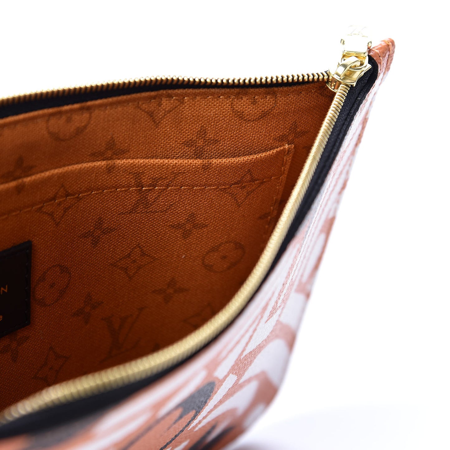 Monogram Giant Crafty Neverfull MM GM Pochette Creme Caramel