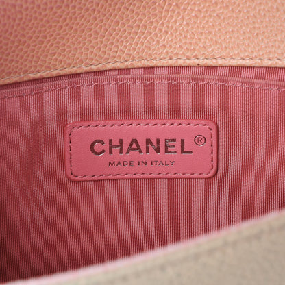 Chanel Caviar Quilted Medium Rainbow Boy Flap Pink Multicolor 6 of 10