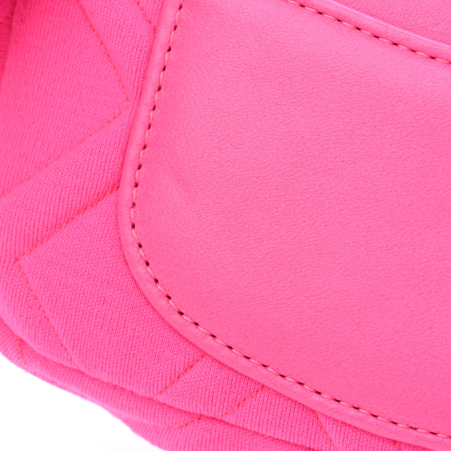 Chanel Jersey Quilted Chanel 19 Waist Bag Pink 12 of 14
