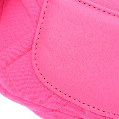 Chanel Jersey Quilted Chanel 19 Waist Bag Pink 12 of 14