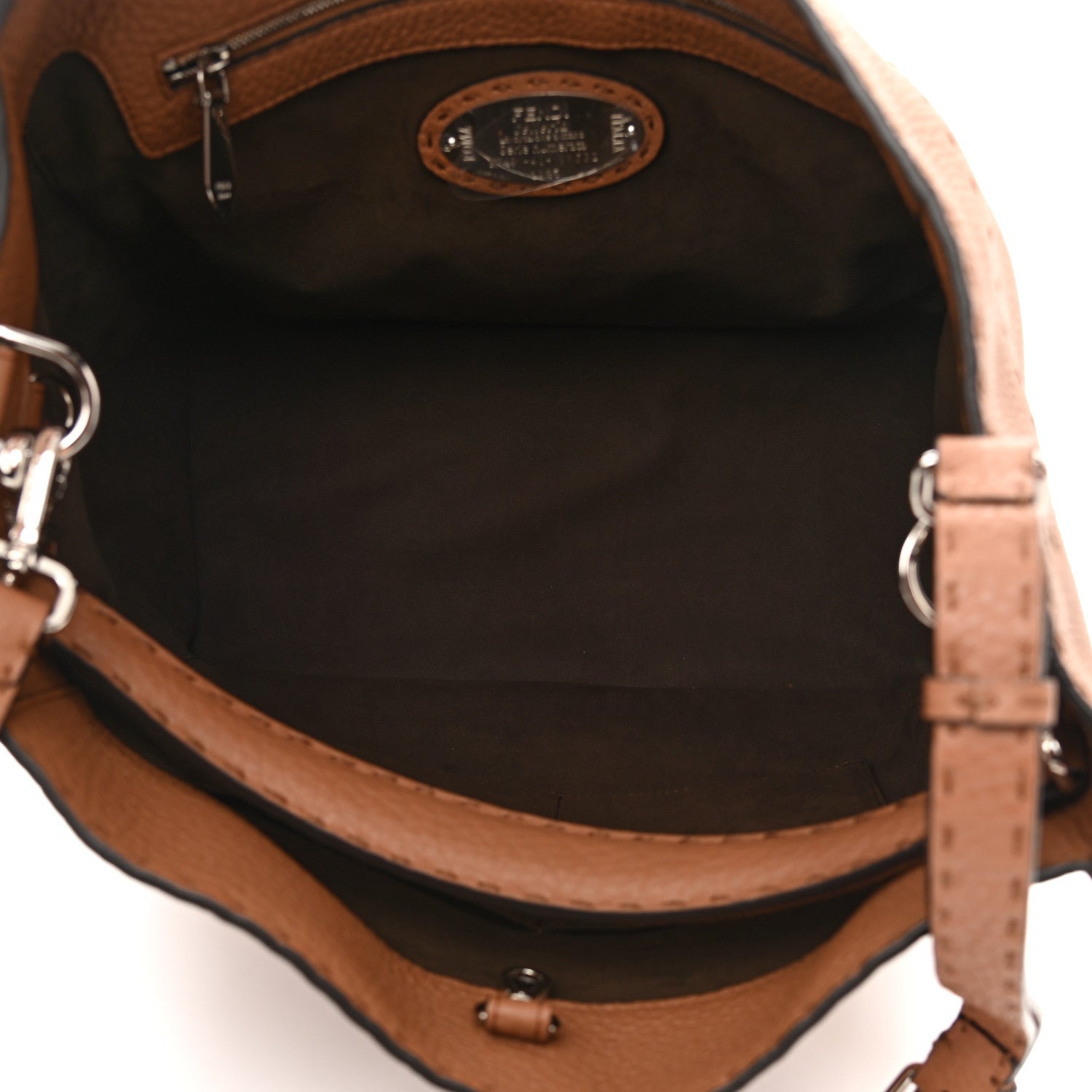 Fendi Cuoio Romano Selleria Large Anna Bucket Bag Mou 5 of 10