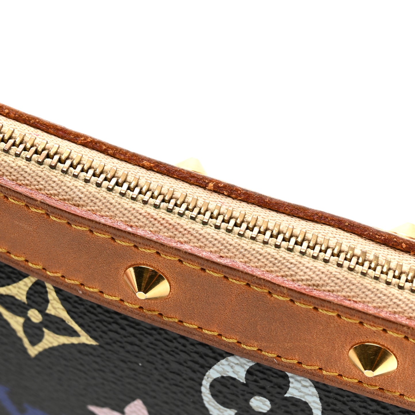 Monogram Multicolor Pochette Accessories Black