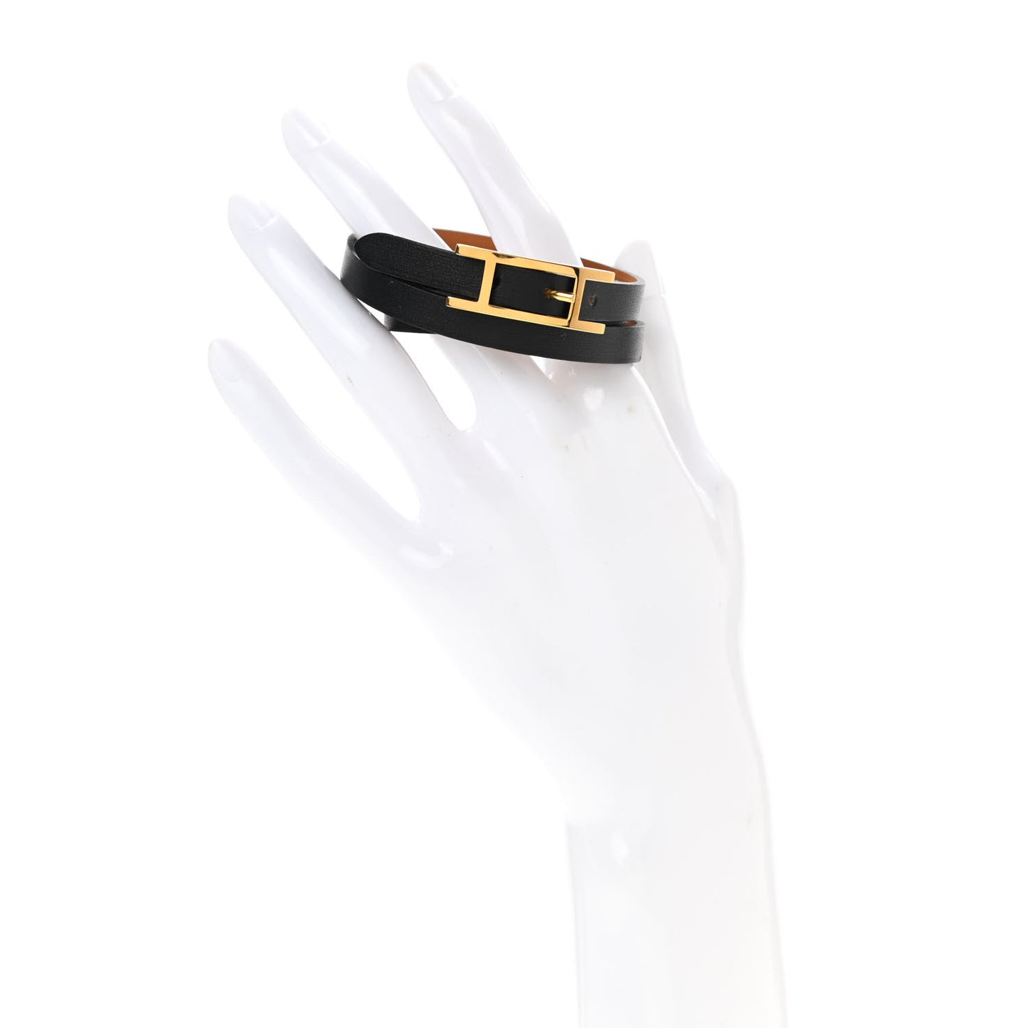 Chamonix Hapi 3MM Triple Tour Wrap Bracelet M Black