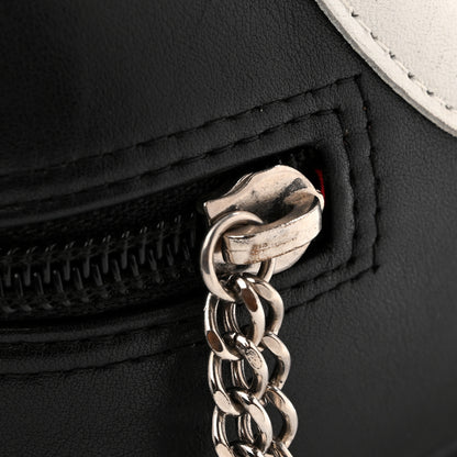 Chanel Calfskin Quilted Large Cambon Bowler Black White 13 of 13