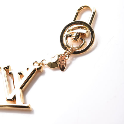Louis Vuitton LV Facettes Bag Charm Key Holder Gold 4 of 6