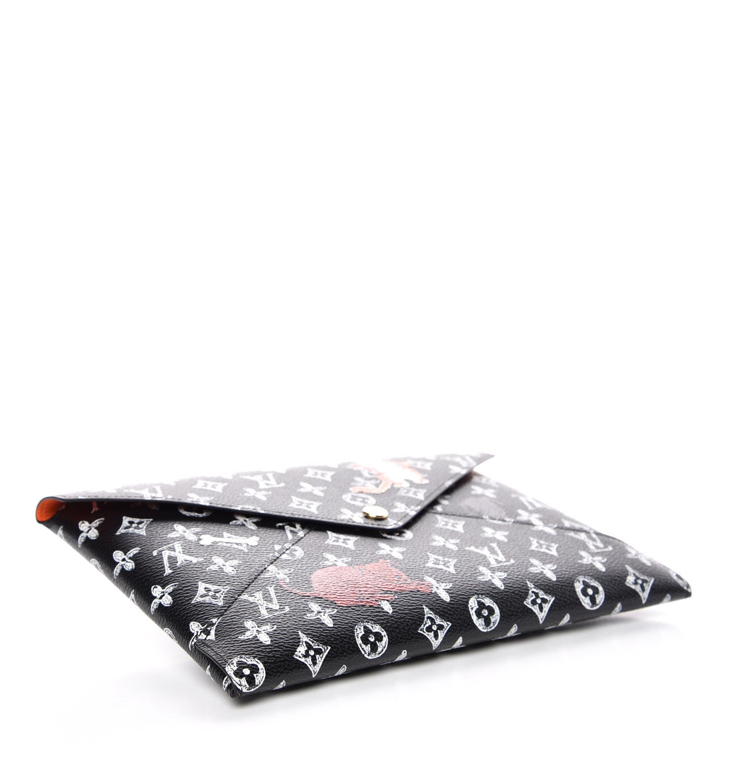 Louis Vuitton Catogram Large Kirigami Pochette Black 4 of 7