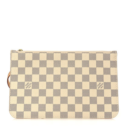 Louis Vuitton Damier Azur Neverfull MM GM Pochette 1 of 6