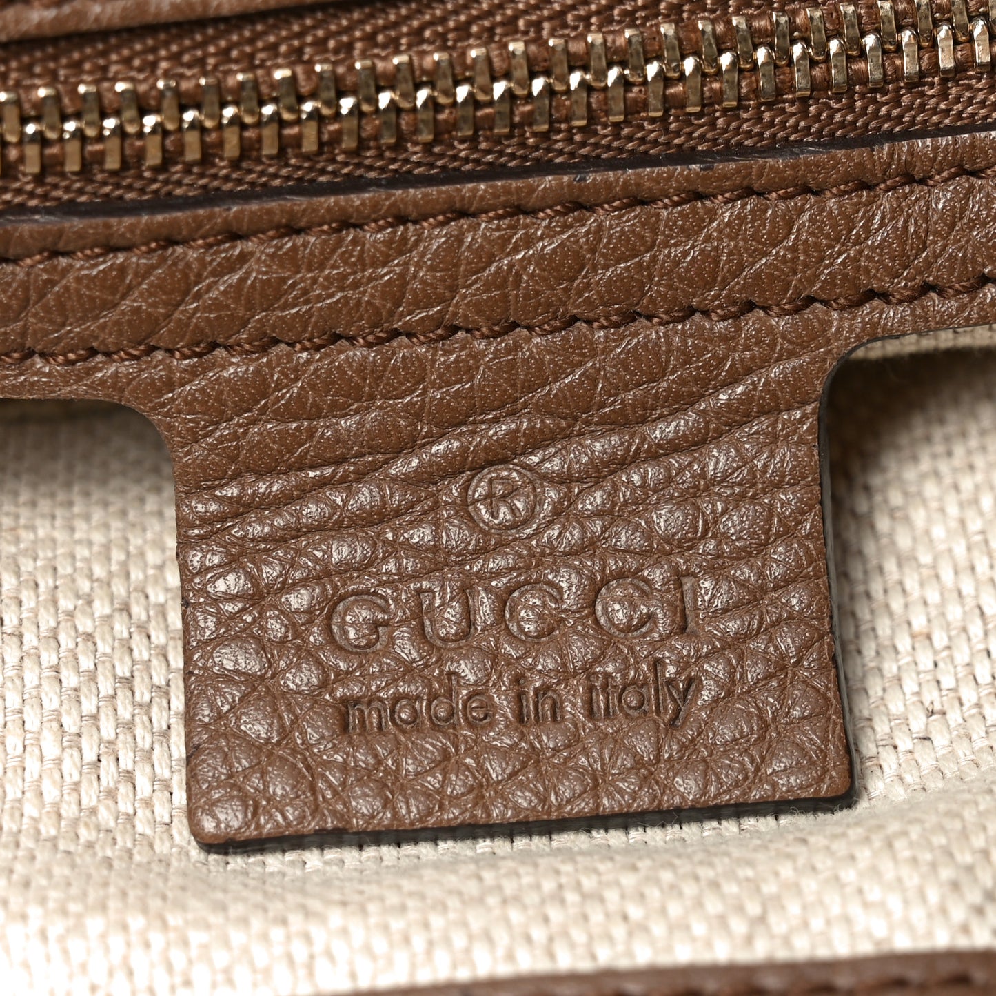 Pebbled Calfskin Medium Soho Chain Shoulder Bag Maple Brown