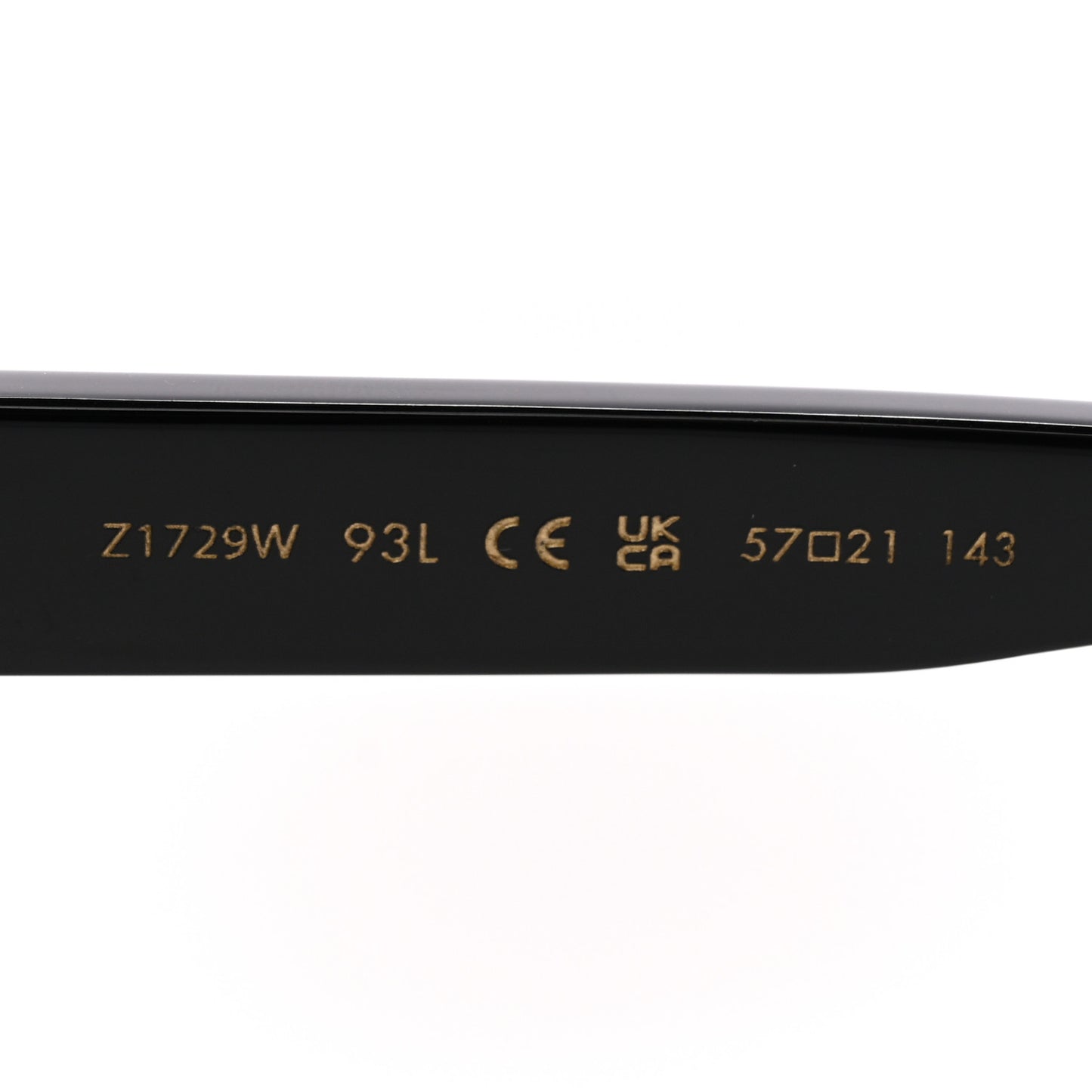 Acetate My Monogram Cat Eye Sunglasses Z1729W Black