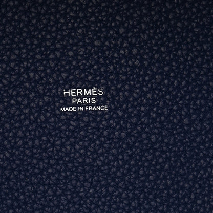 Hermes Taurillon Maurice Picotin Lock 18 PM Bleu Saphir 6 of 10