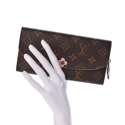 Louis Vuitton Monogram Bloom Flower Emilie Wallet 2 of 8