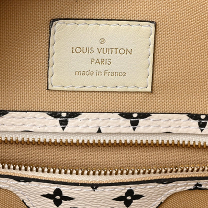 Louis Vuitton Monogram Giant Neverfull MM Kaki 6 of 9