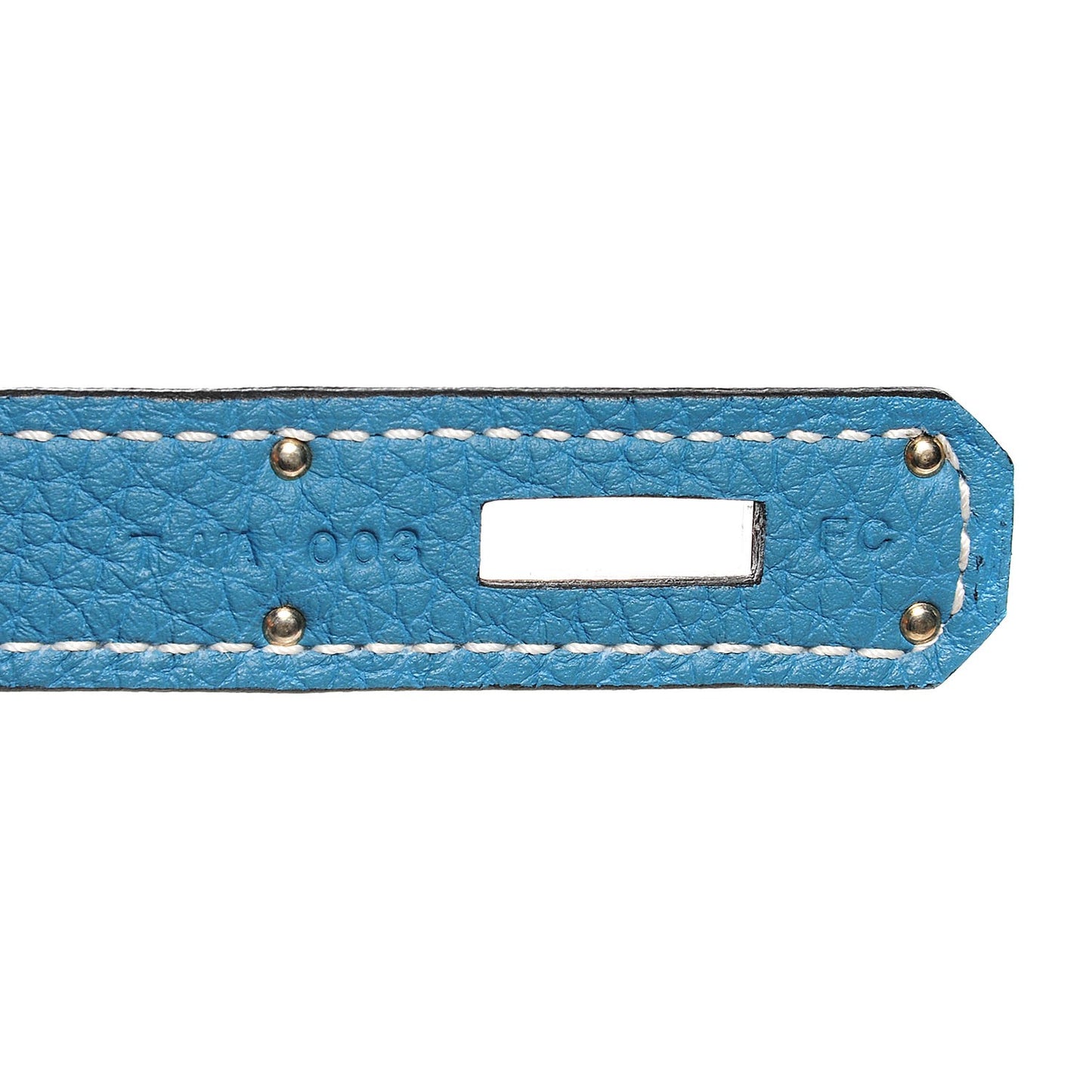 Togo Birkin 35 Blue Jean