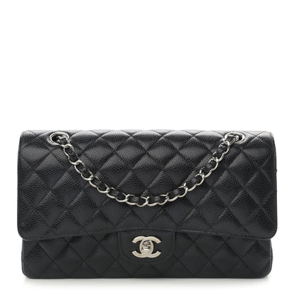 Chanel Caviar Quilted Medium Double Flap Black 1 of 11