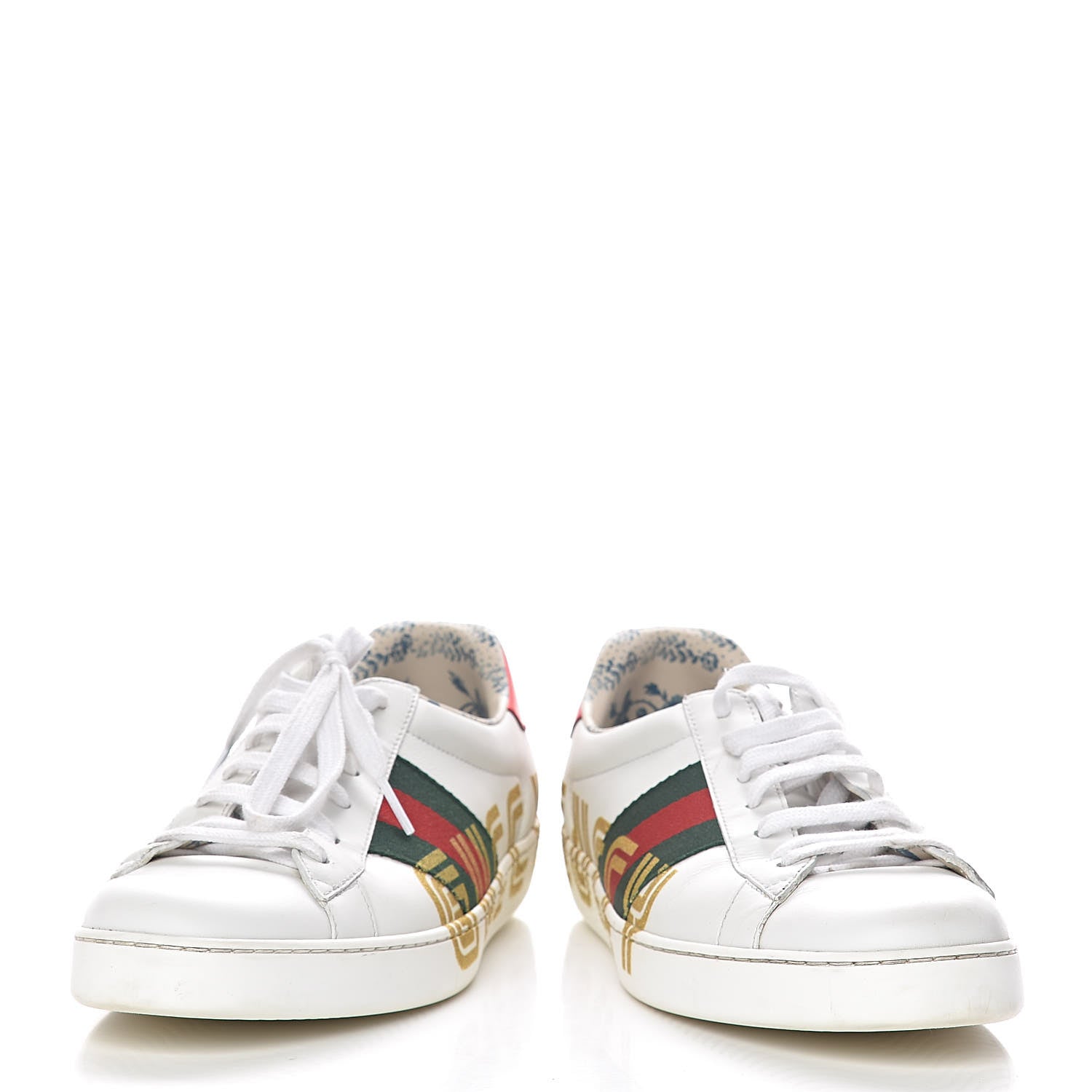 Gucci X SEGA Calfskin Web Guccy Mens Ace Sneakers 9 White 7 of 18