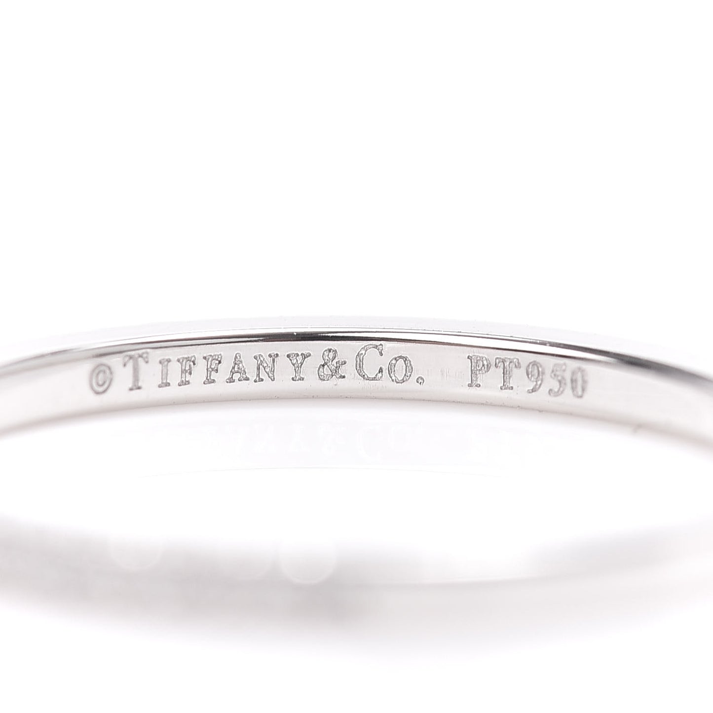 Platinum Diamond Lucida Half Circle Wedding Band Ring 50 5.5