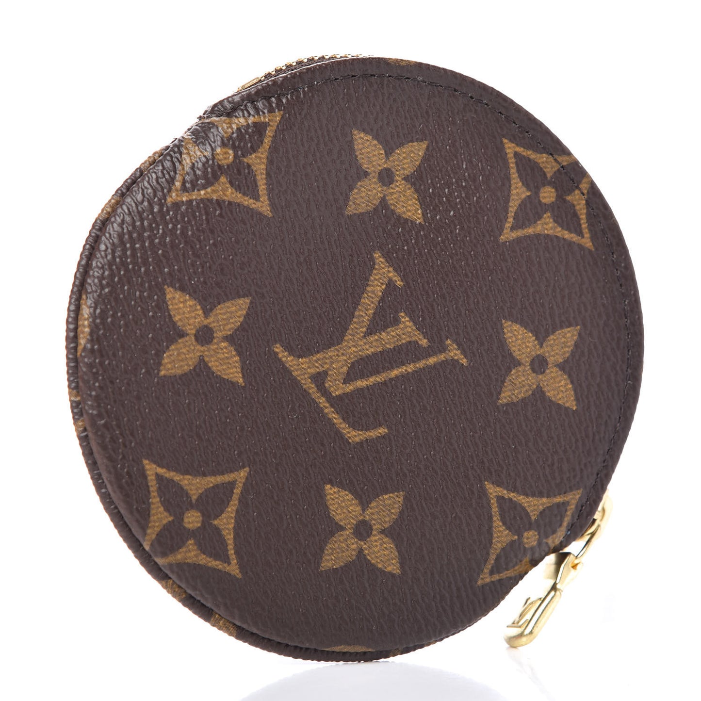 Monogram 2019 Christmas Animation Round Coin Purse Blue