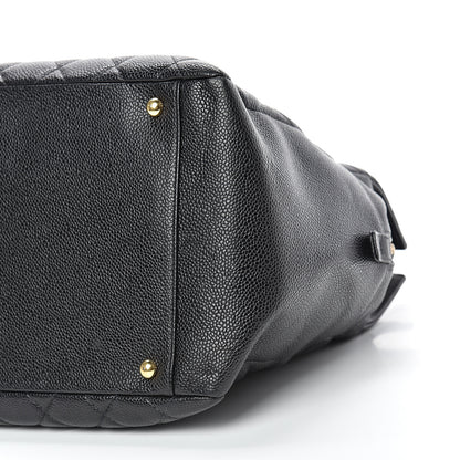 Chanel Caviar Quilted Grand Timeless Tote GTT Black 9 of 9