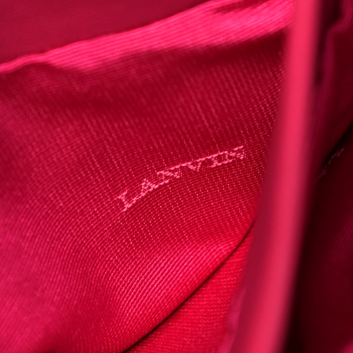 Lanvin Lambskin Quilted Mini Sugar Flap Shoulder Bag Fuchsia 6 of 9