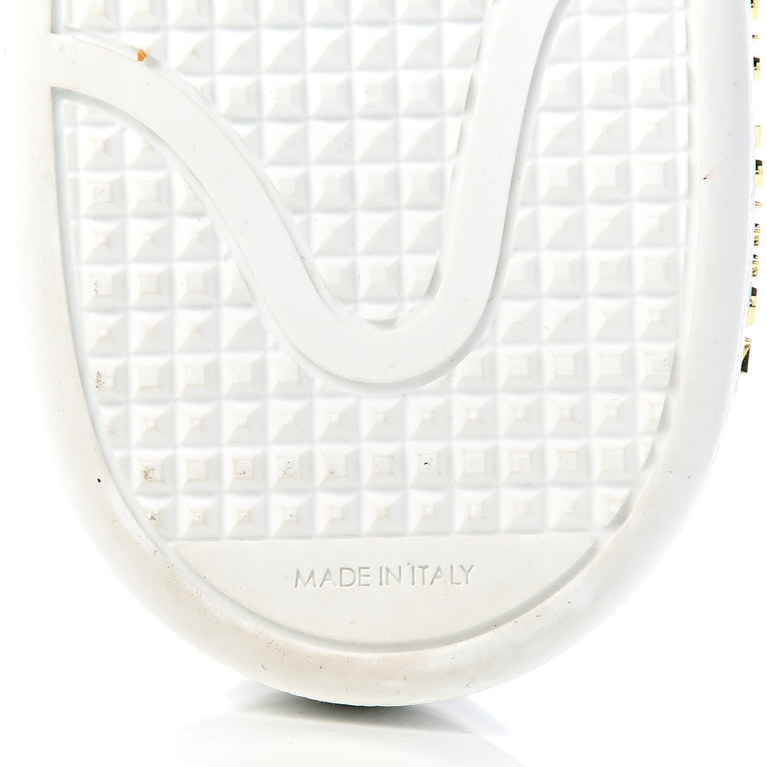 Louis Vuitton Calfskin Floral Frontrow Sneakers 40 White 9 of 10