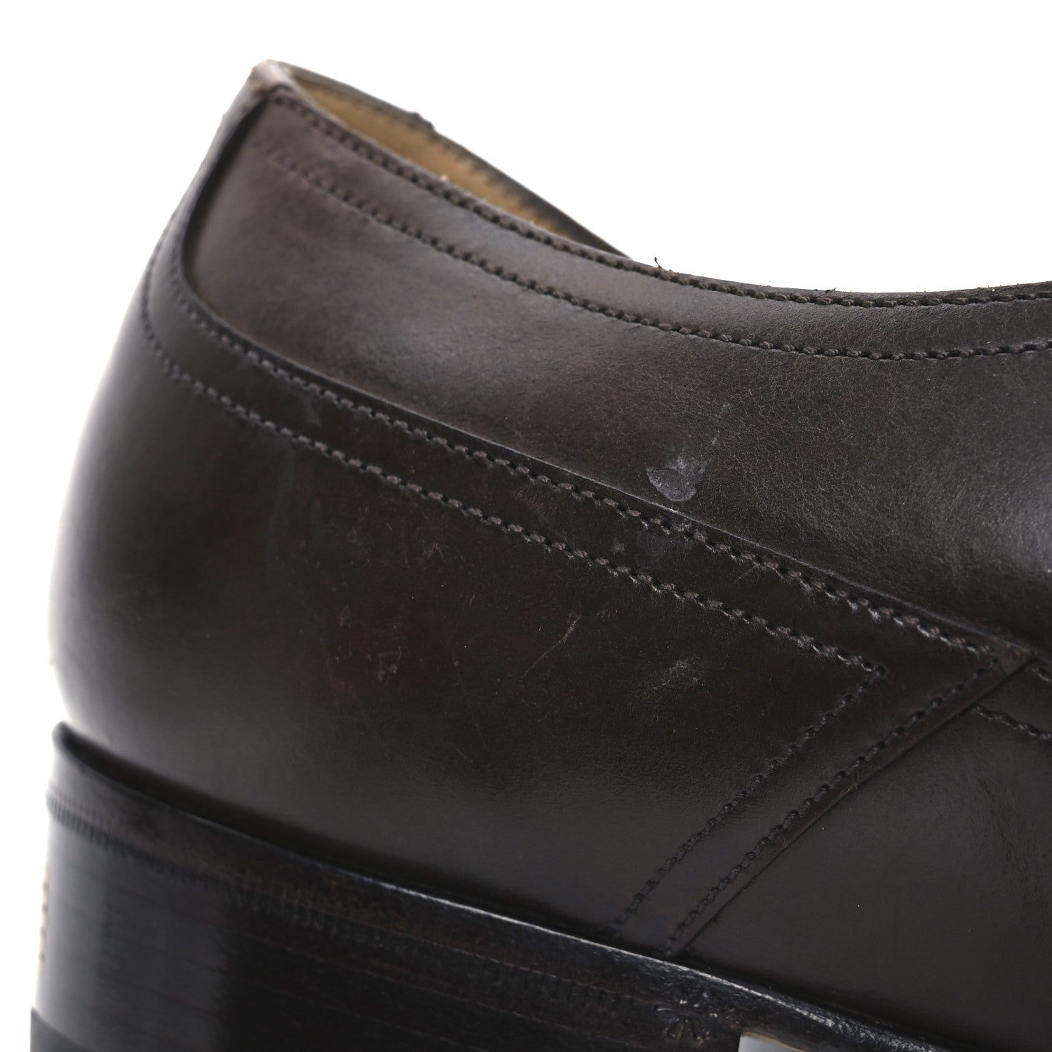 Gucci Calfskin Mens Captoe Oxford Loafers 9 Brown 11 of 16