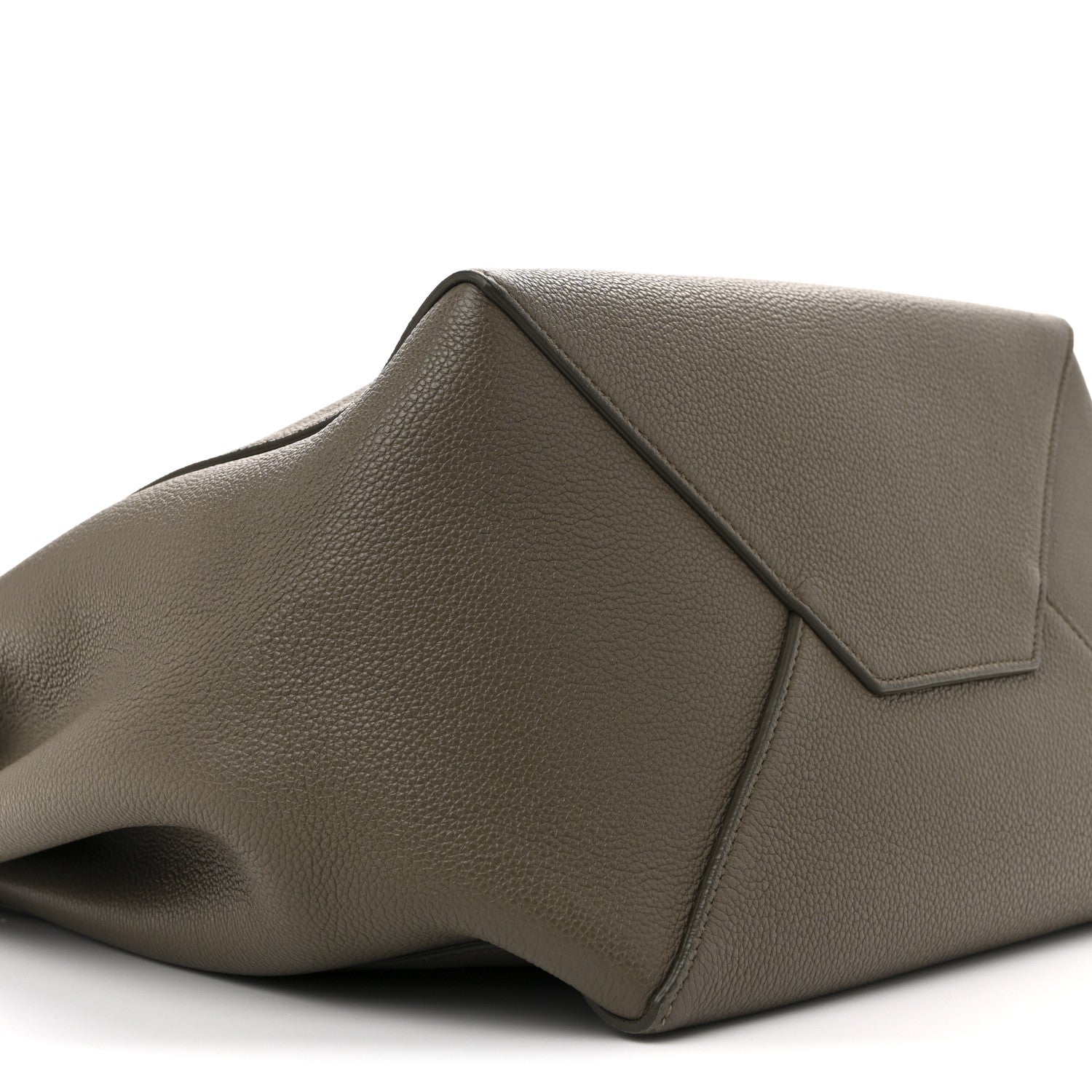 Celine Soft Grained Calfskin Small Belt Cabas Phantom Taupe 9 of 13