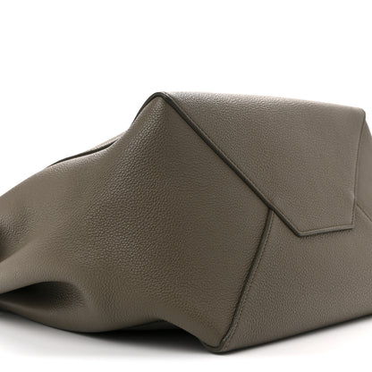 Celine Soft Grained Calfskin Small Belt Cabas Phantom Taupe 9 of 13